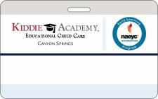 (image for) Kiddie Academy - ID Horizontal Badge Style C