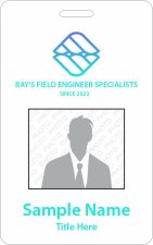 (image for) Ray's Field Engineer Specialists - Photo ID Badge