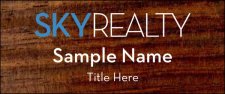 (image for) Sky Realty - Standard Rosewood Square Corner Badge