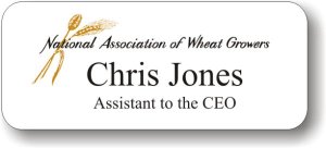 (image for) National Association of Wheat Growers White Badge