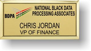 (image for) National Black Data Processing Associates Executive Gold Badge