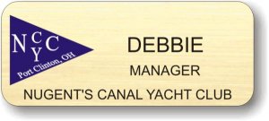 (image for) Nugent\'s Canal Yacht Club Gold Badge