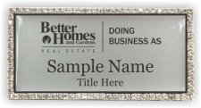 (image for) Better Homes and Gardens Real Estate Bling Silver badge