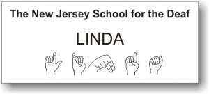 (image for) New Jersey School For The Deaf Badge