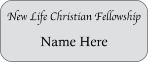 (image for) New Life Christian Fellowship Silver Badge