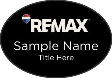 (image for) Remax Logo - 2025 Oval Black badge