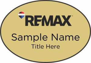 (image for) Remax Logo - 2025 Oval Gold badge