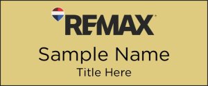 (image for) Remax Logo - 2025 Squared Corners Gold badge