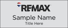 (image for) Remax Logo - 2025 Squared Corners Silver badge