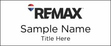 (image for) Remax Logo - 2025 Squared Corners White badge
