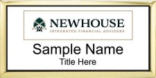 (image for) Newhouse Integrated Financial Advisors - Executive Gold Badge with White Insert