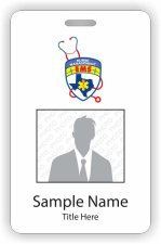 (image for) Nurse Management Photo ID Name Badge Vertical