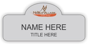 (image for) Noble Village Senior Living Silver Shaped Badge