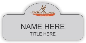 (image for) Noble Village Senior Living Silver Shaped Badge