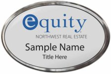 (image for) Equity Real Estate Oval Prestige Polished Badge