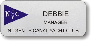 (image for) Nugent\'s Canal Yacht Club Silver Badge