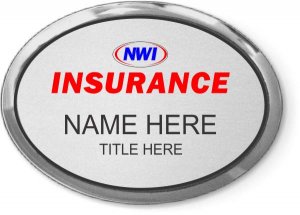 (image for) NWI Insurance Oval Executive Silver Badge
