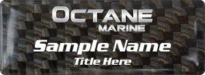 (image for) Octane Marine Carbon Badge Badge