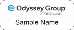 (image for) Odyssey Group Standard White badge - No Title