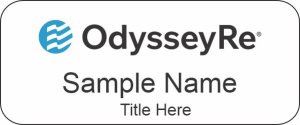 (image for) OdysseyRe Standard White badge - With Title