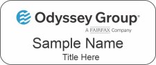 (image for) Odyssey Group Standard White badge - With Title