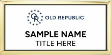 (image for) Old Republic Home Protection Executive Gold White Insert Badge
