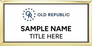 (image for) Old Republic Home Protection Executive Gold White Insert Badge