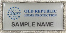 (image for) Old Republic Home Protection Circle of Stars Bling Silver Badge