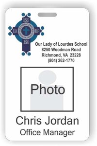 (image for) Our Lady of Lourdes School Photo ID Badge
