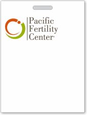 (image for) Pacific Fertility Center White Logo Only Badge