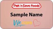 (image for) Pak N Save Rose Gold NorCal Name Badge