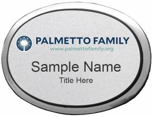 (image for) Palmetto Family Oval Executive Silver Badge