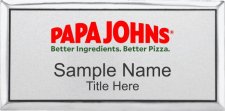 (image for) Papa Johns Silver Executive Badge Style A