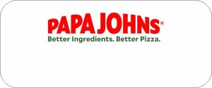 (image for) Papa Johns White Badge Logo Only Style A