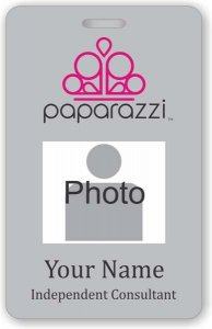 (image for) Paparazzi Independent Consultant Silver Photo ID Badge