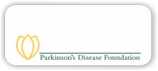 (image for) Parkinson's Disease Foundation Logo Only White Badge