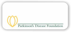 (image for) Parkinson\'s Disease Foundation Logo Only White Badge