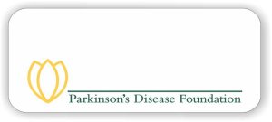 (image for) Parkinson\'s Disease Foundation Logo Only White Badge