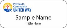 (image for) United Way Easter LaSalle County Standard White Badge Style A