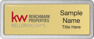 (image for) Keller Williams San Francisco Pebbled Prestige Gold Badge