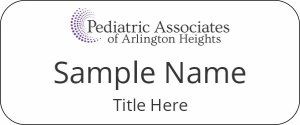 (image for) Pediatric Associates of Arlington Heights Standard White Badge