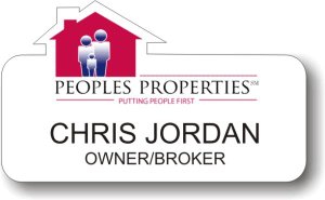 (image for) Peoples Properties White Shaped Badge
