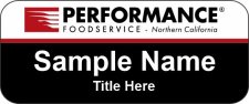 (image for) Performance Food Service Standard White badge