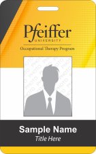 (image for) Pfeiffer University Photo ID Vertical Badge