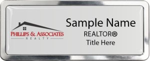 (image for) Phillips & Associates Realty Prestige Polished Badge - with Additional Title