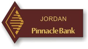 (image for) Pinnacle Bank Shaped Red Badge