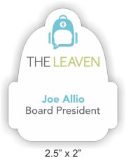 (image for) PlainJoe Studios Shaped White Badge Leaven