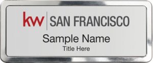 (image for) Keller Williams San Francisco Polished Prestige Silver Badge