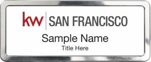 (image for) Keller Williams San Francisco Polished Prestige White Badge