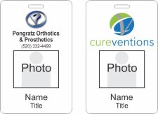 (image for) Pongratz Orthotics & Prosthetics Photo ID Vertical Double Sided badge